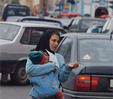 Изображение из статьи: Московская полиция взялась за попрошаек